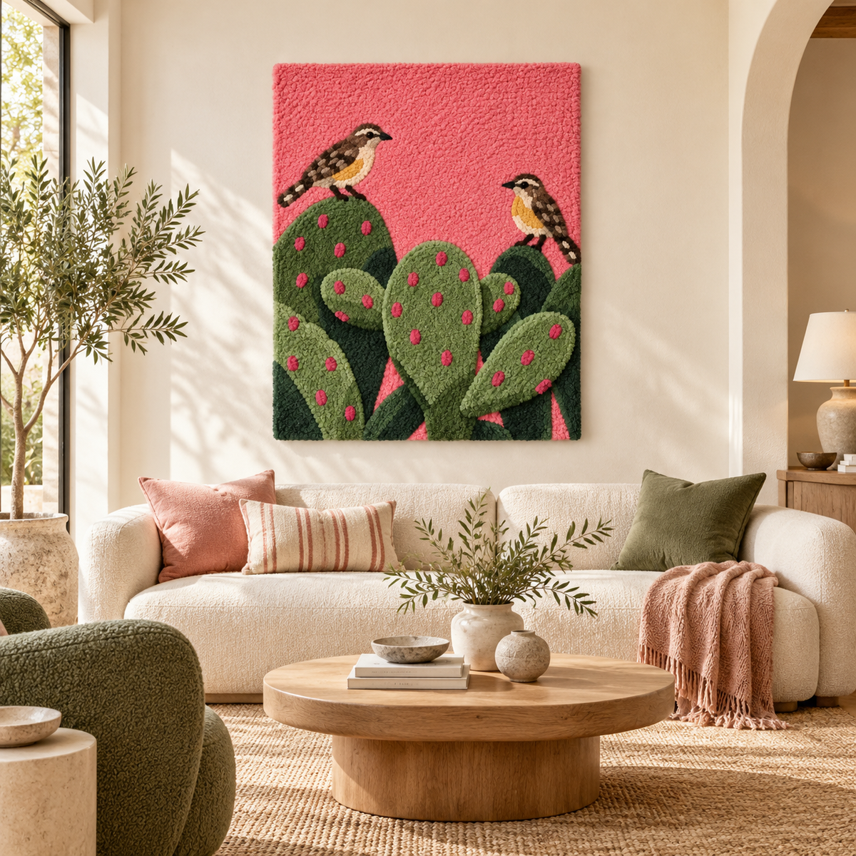 Desert Duet by Katie Raquel — room setting