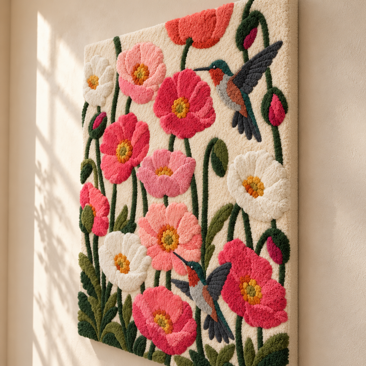 Poppy Flight by Katie Raquel — angled relief view