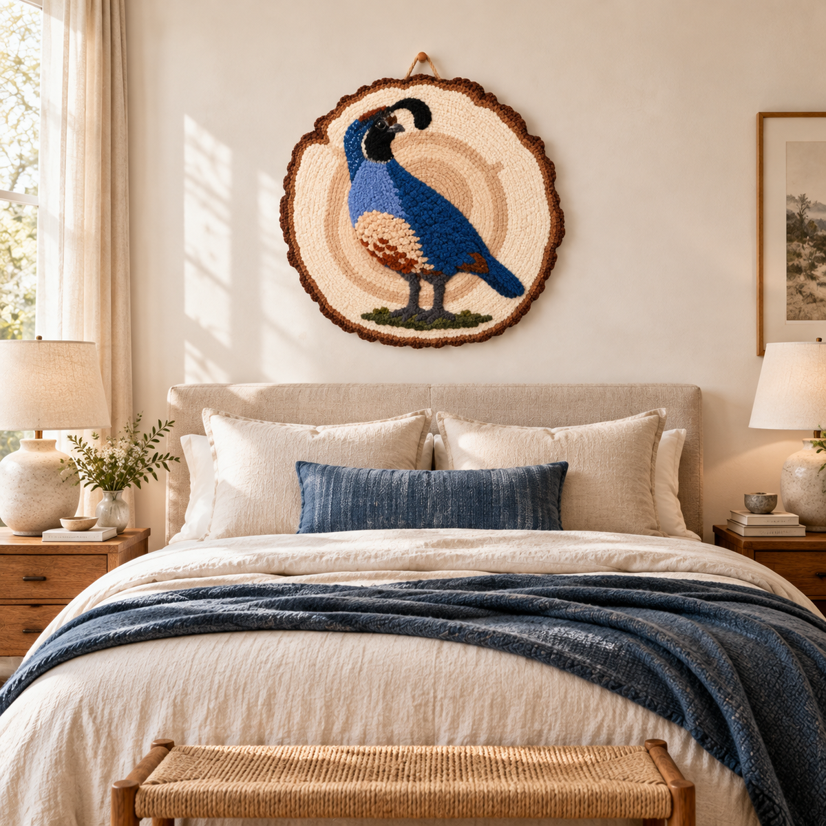 Quail Cameo by Katie Raquel — room setting