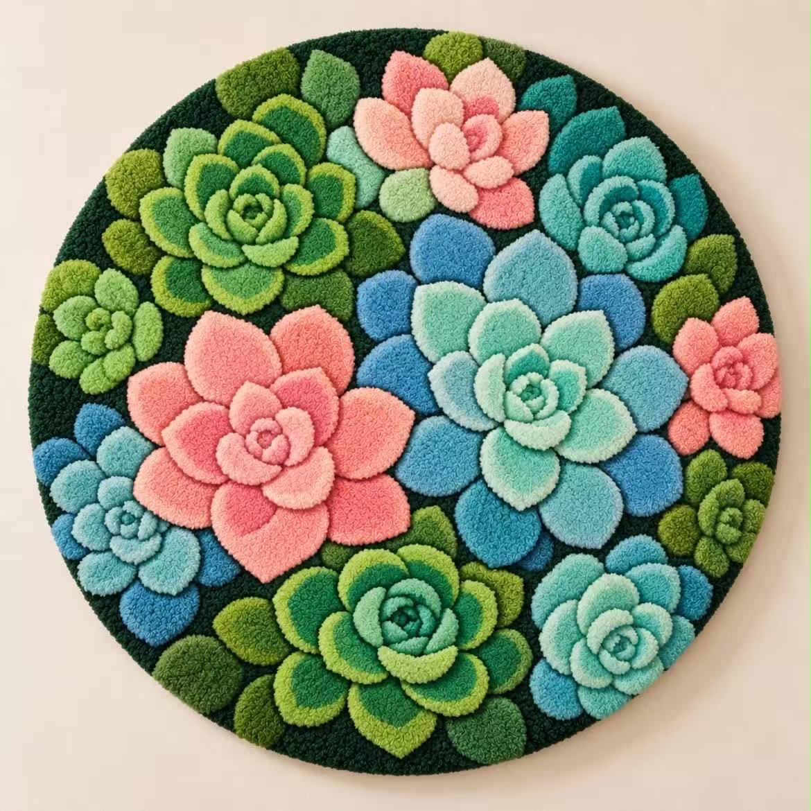 Succulent Circle by Katie Raquel — additional product view