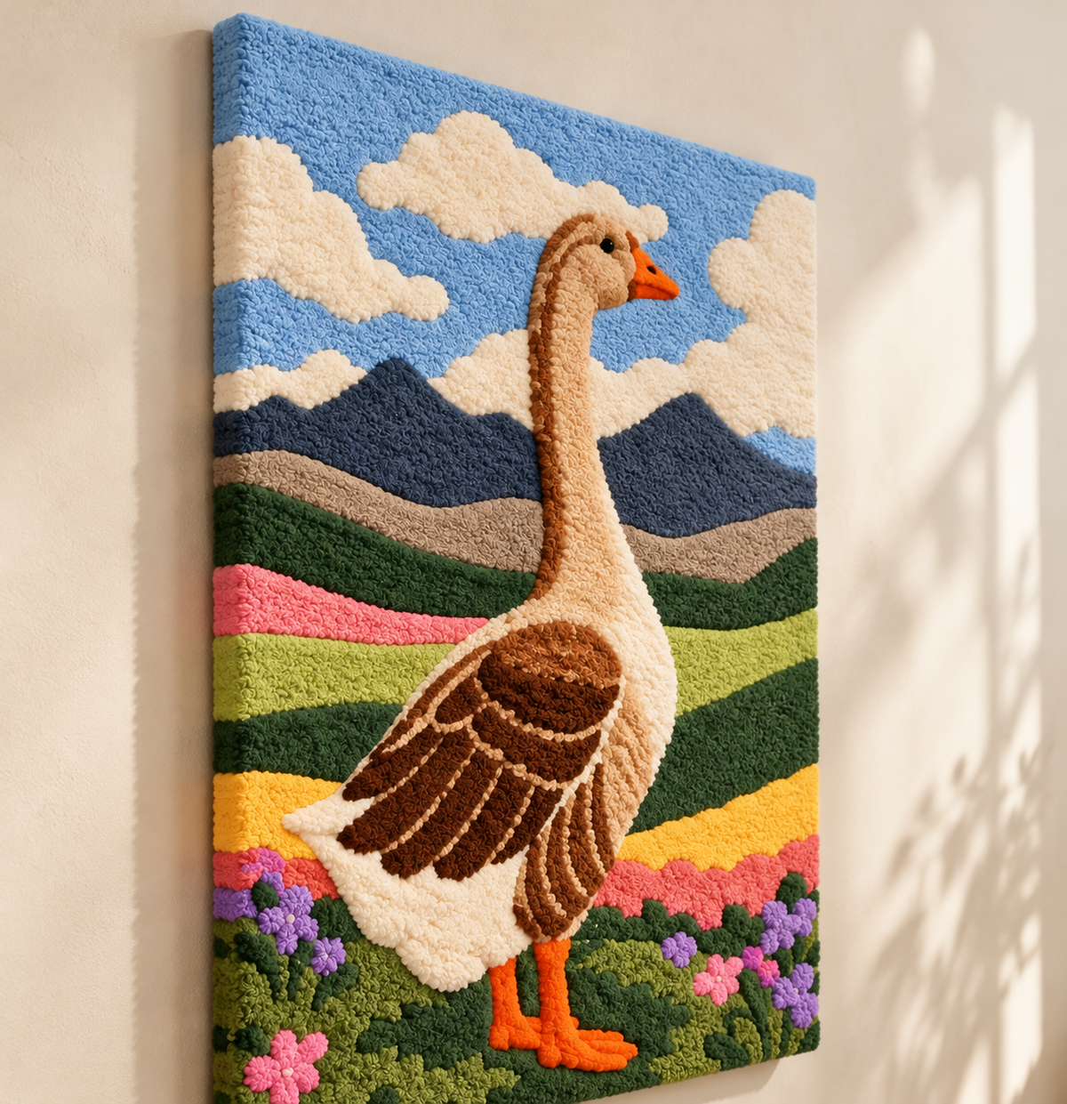 Wildflower Wanderer by Katie Raquel — angled relief view