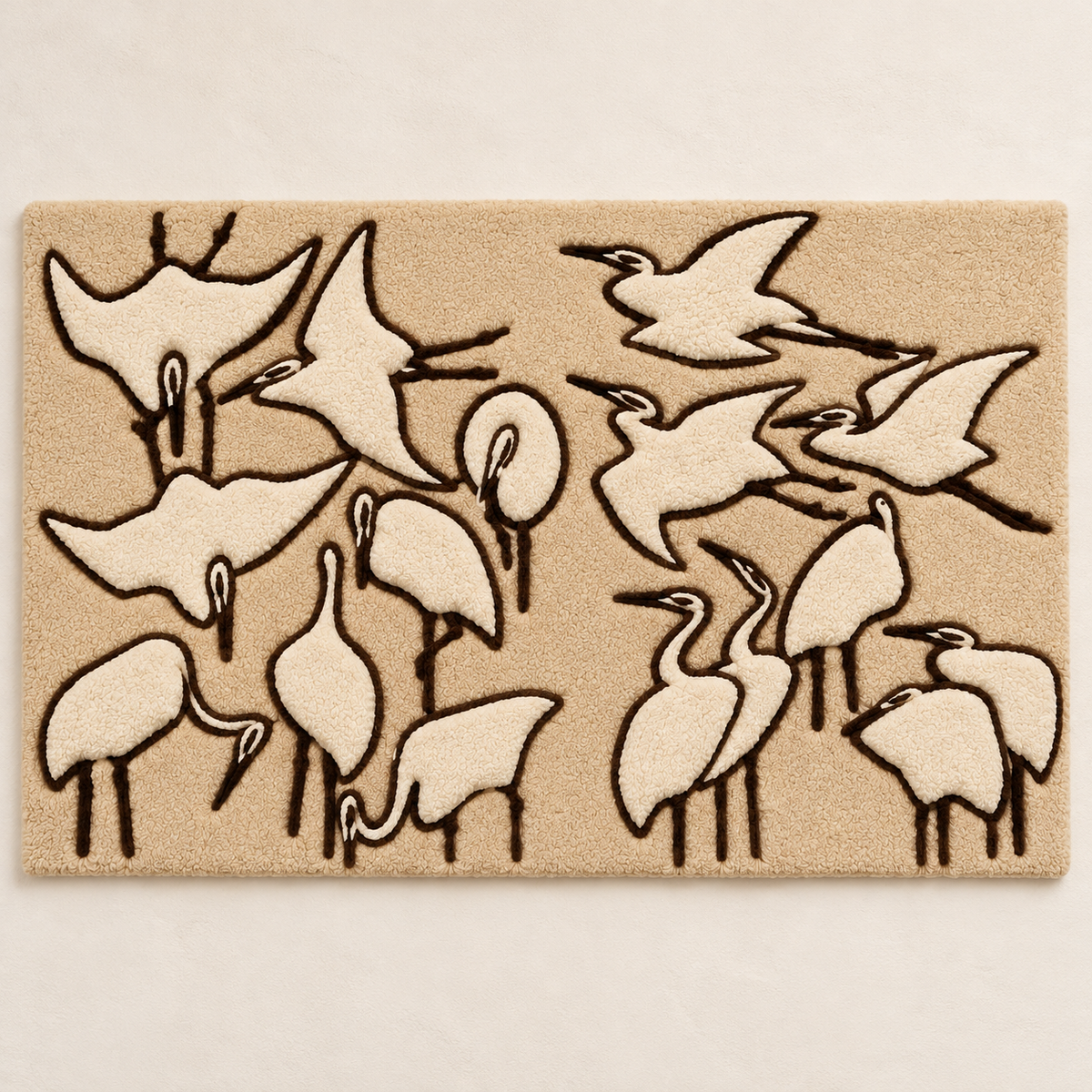 Cranes from Quick Lessons in Simplified Drawing by Katsushika Hokusai — additional product view