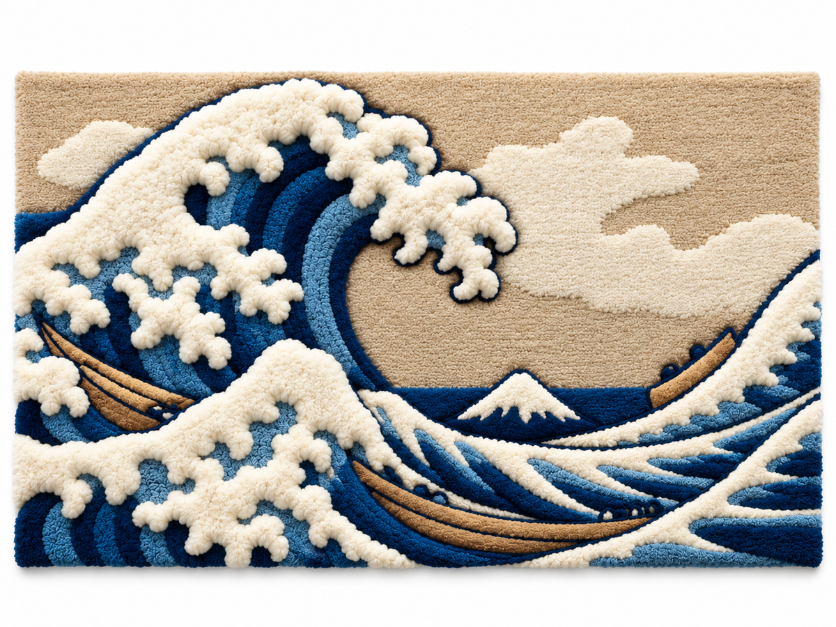 The Great Wave off Kanagawa by Katsushika Hokusai — front product view [product-light]