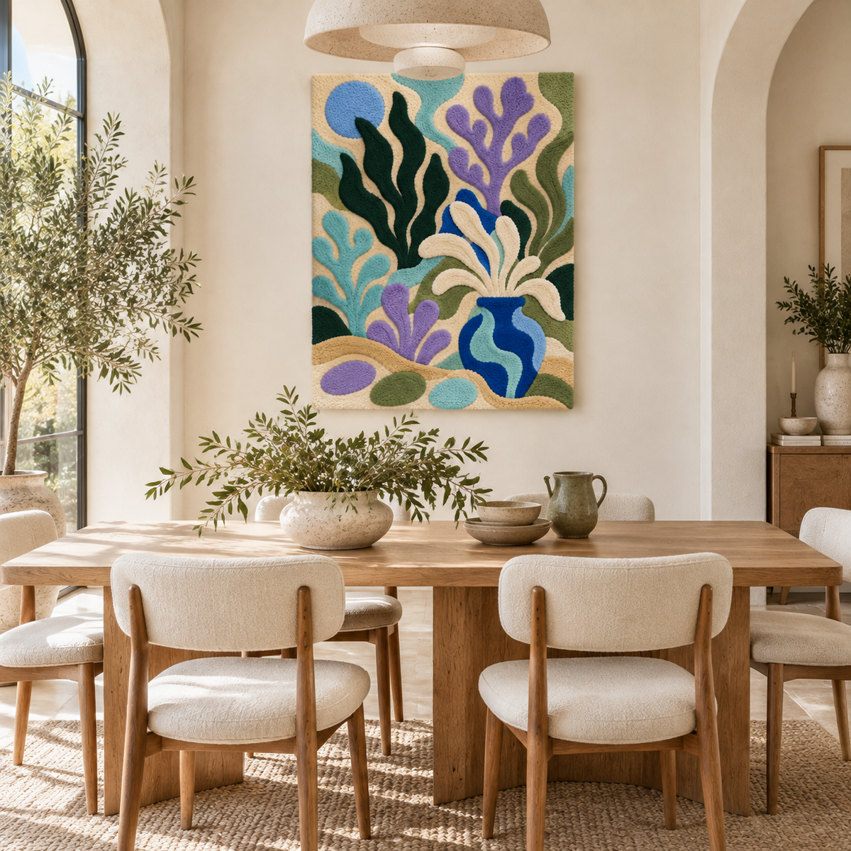 Lagoon Leaf Dance — room setting 2