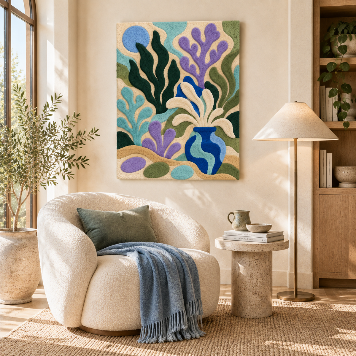 Lagoon Leaf Dance — room setting 3