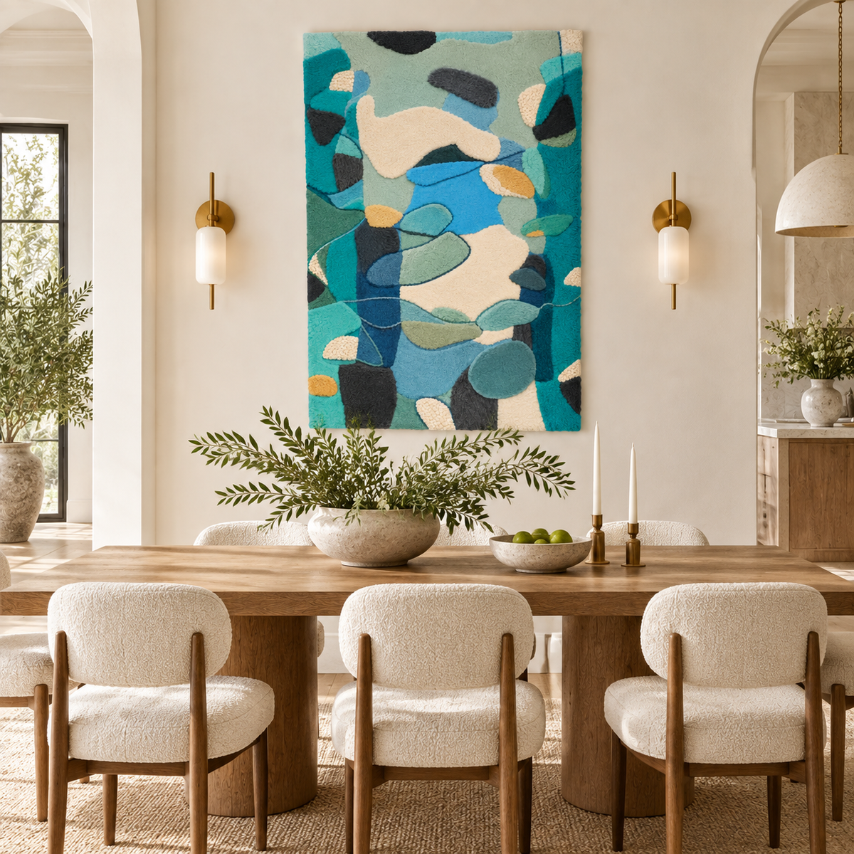 Lagoon Pebble Drift — room setting 1