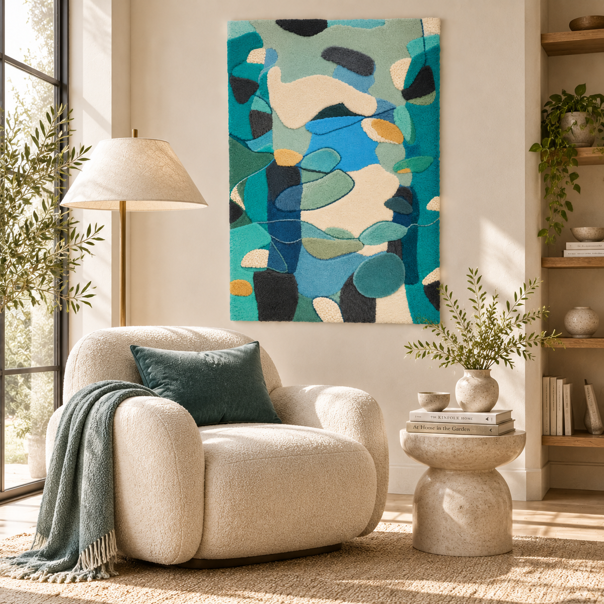 Lagoon Pebble Drift — room setting 2