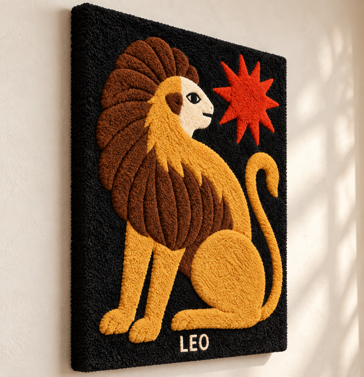 Leo and the Scarlet Sun — angled relief view