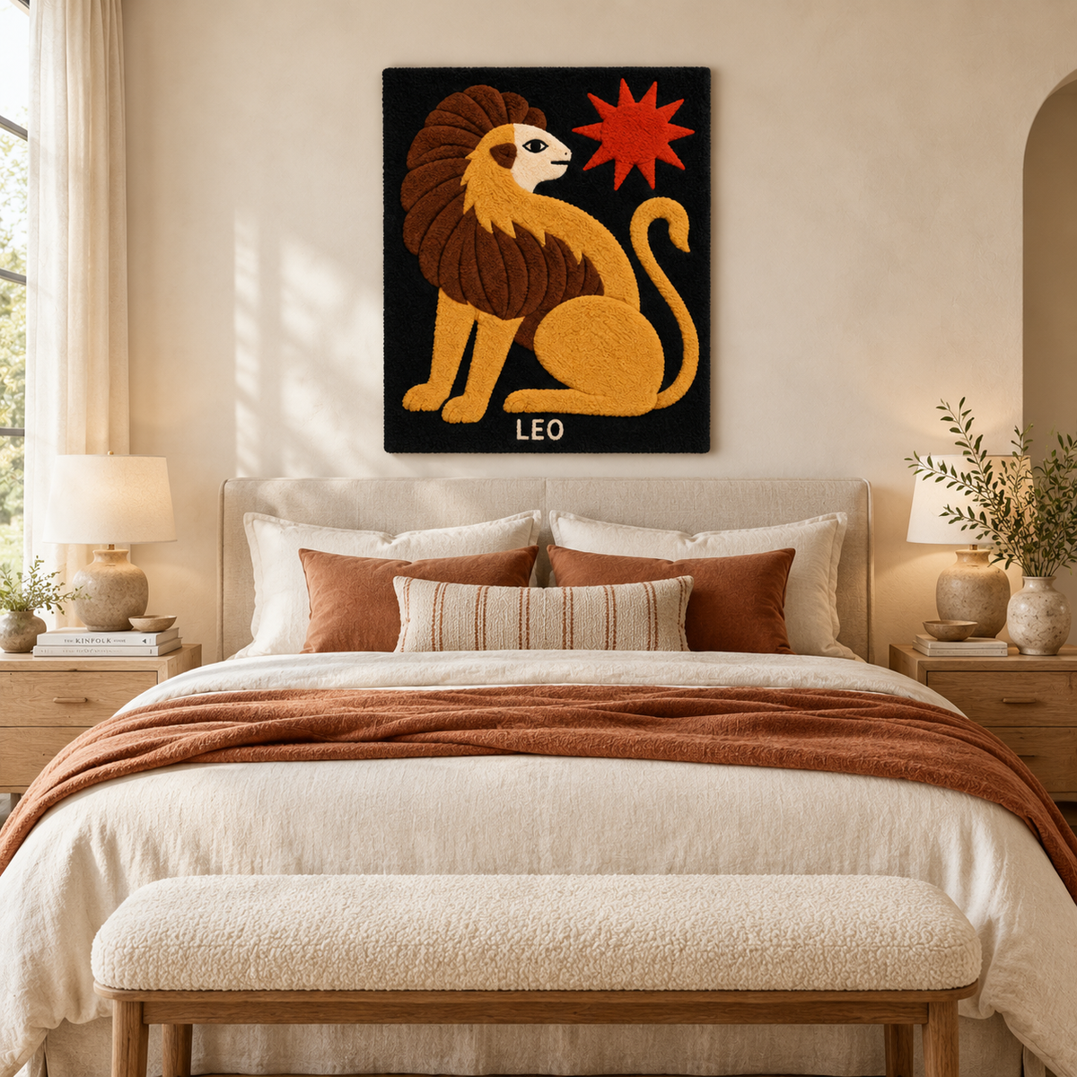 Leo and the Scarlet Sun — room setting 1