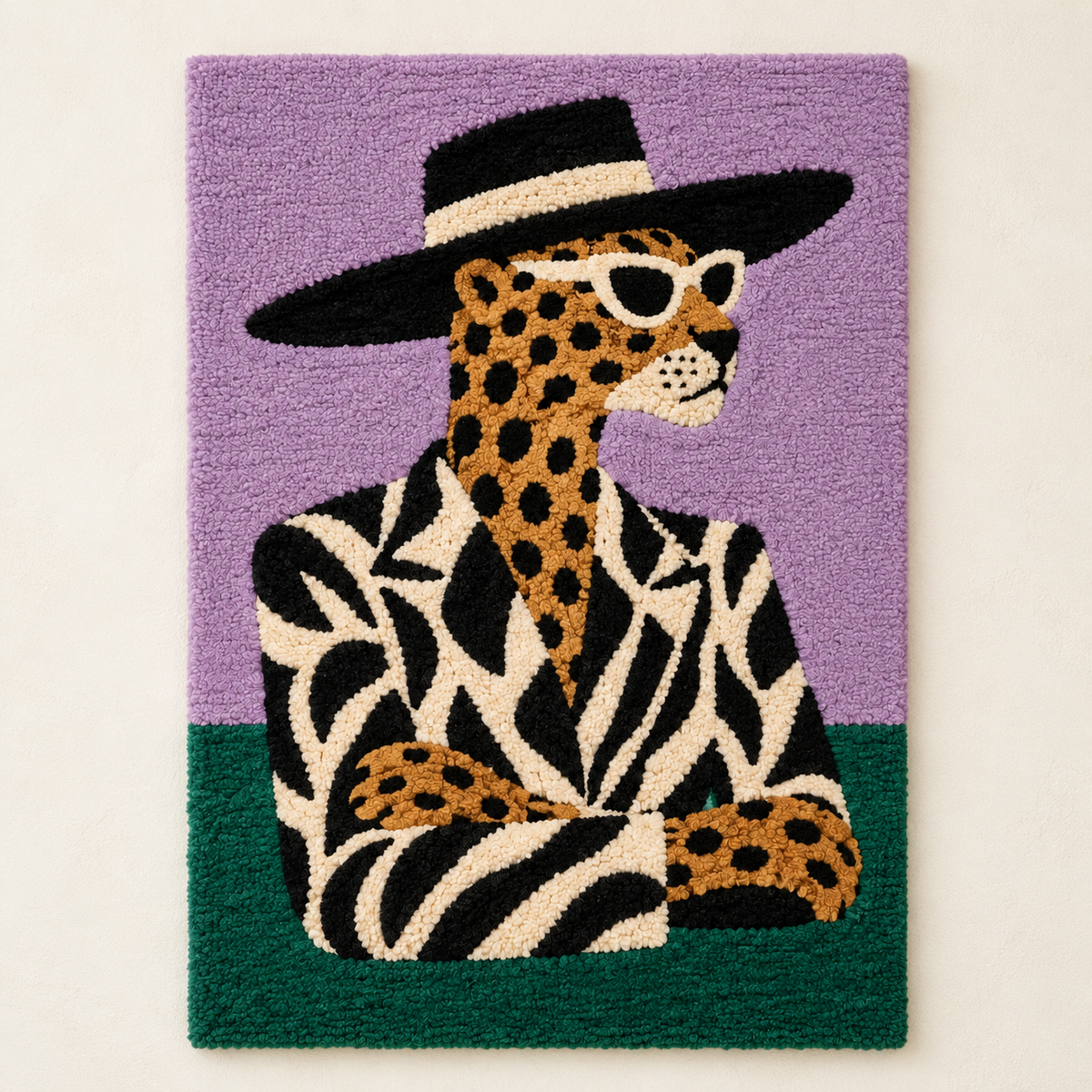Leopard in Lavender Light — front product view [product-light]