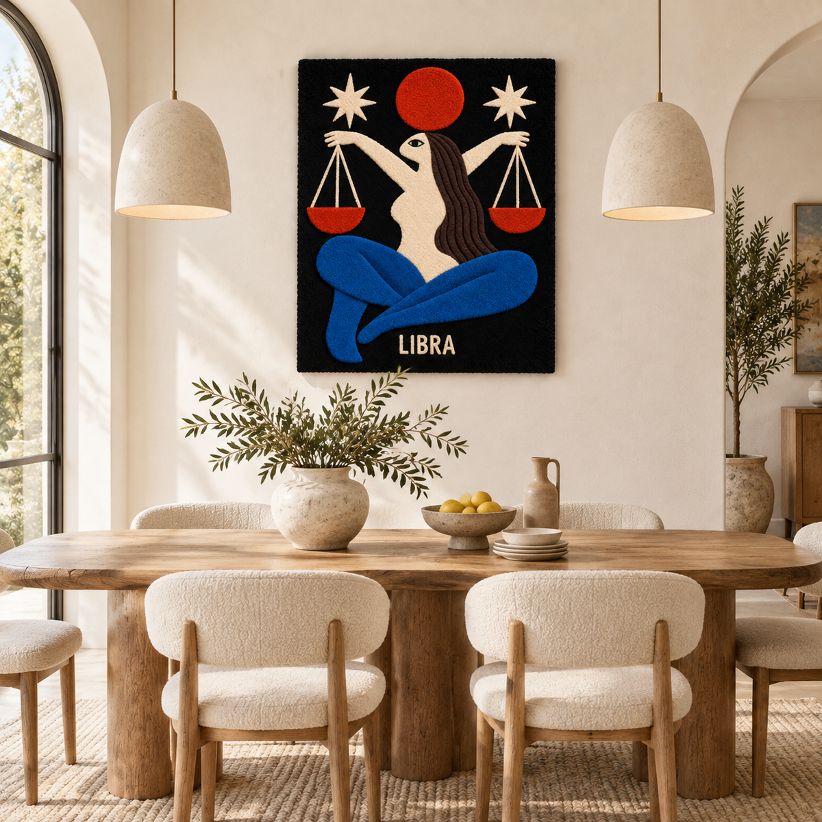 Libra in Balance — room setting 2