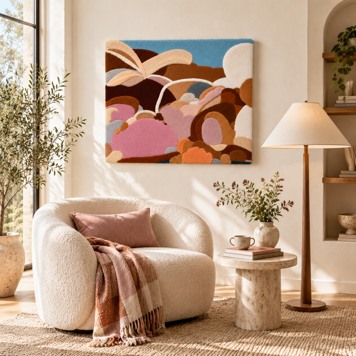 Lilac Meadow Dream — room setting 1
