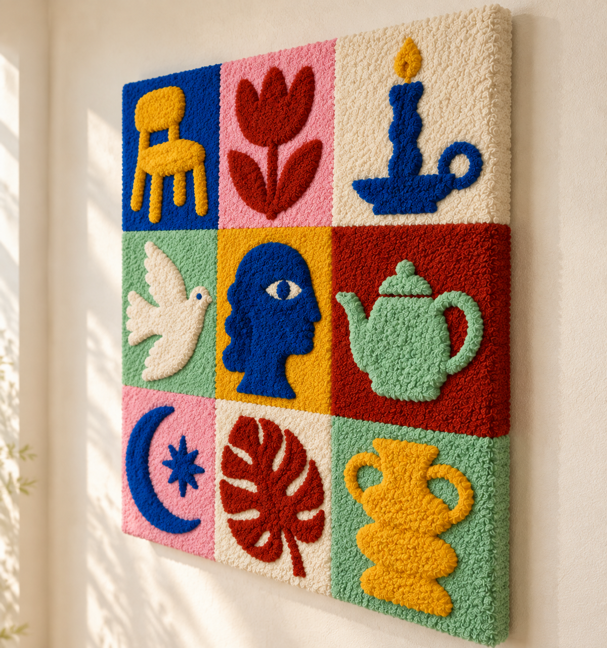 Little Joys Mosaic — angled relief view