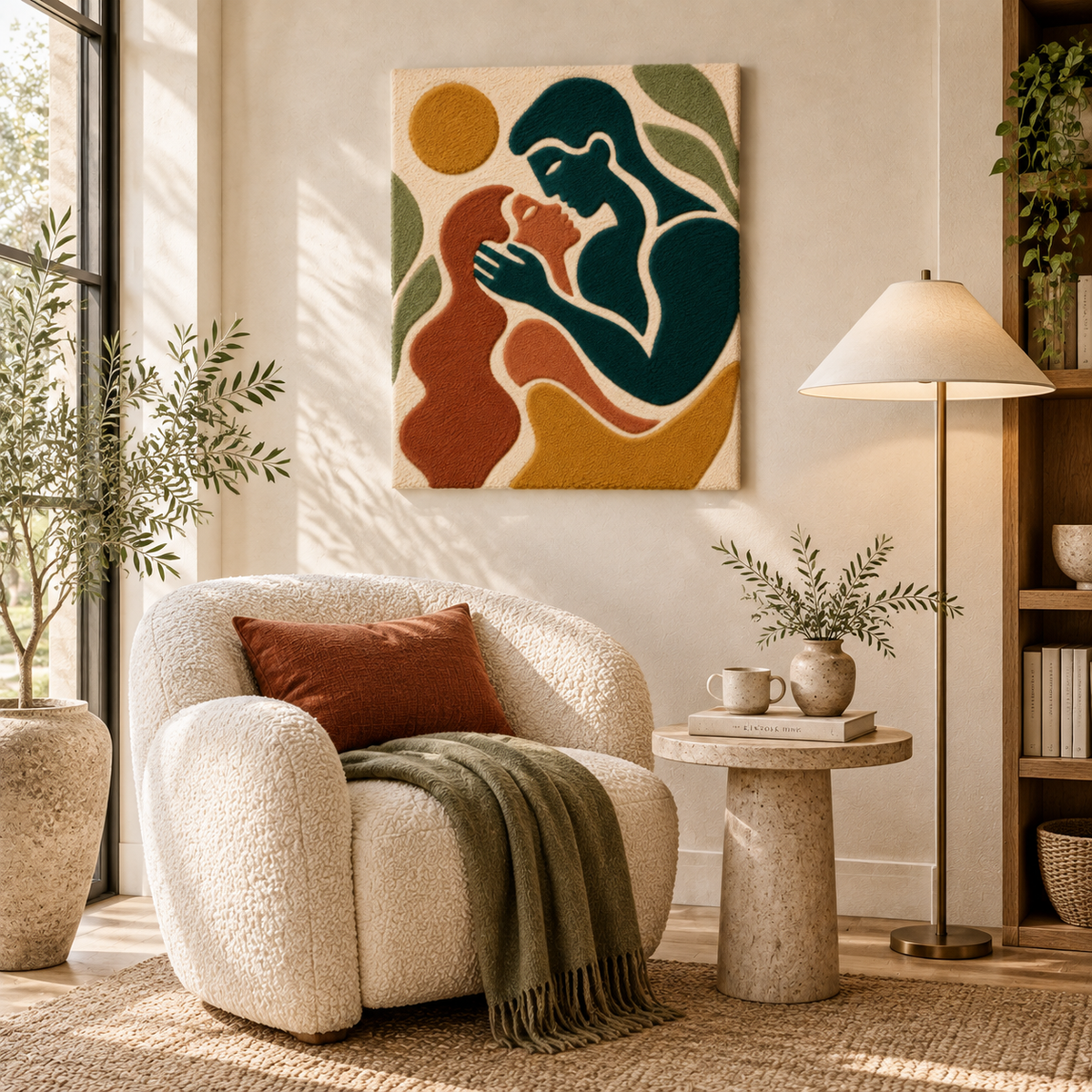 Lovers in the Olive Grove — room setting 1