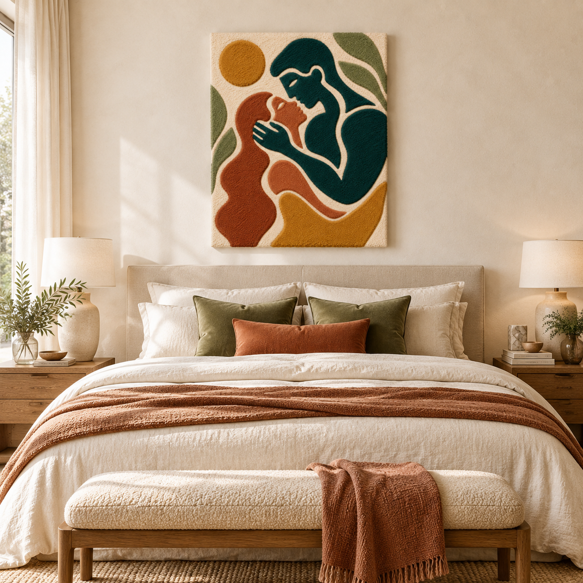 Lovers in the Olive Grove — room setting 2