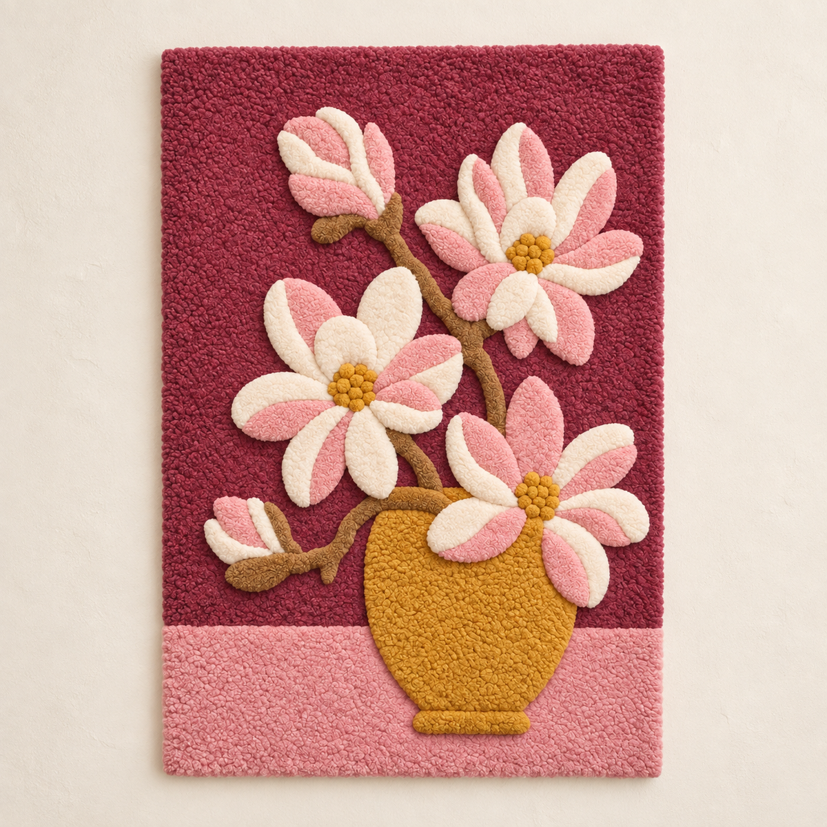 Magnolia in a Golden Vase — front product view [product-light]