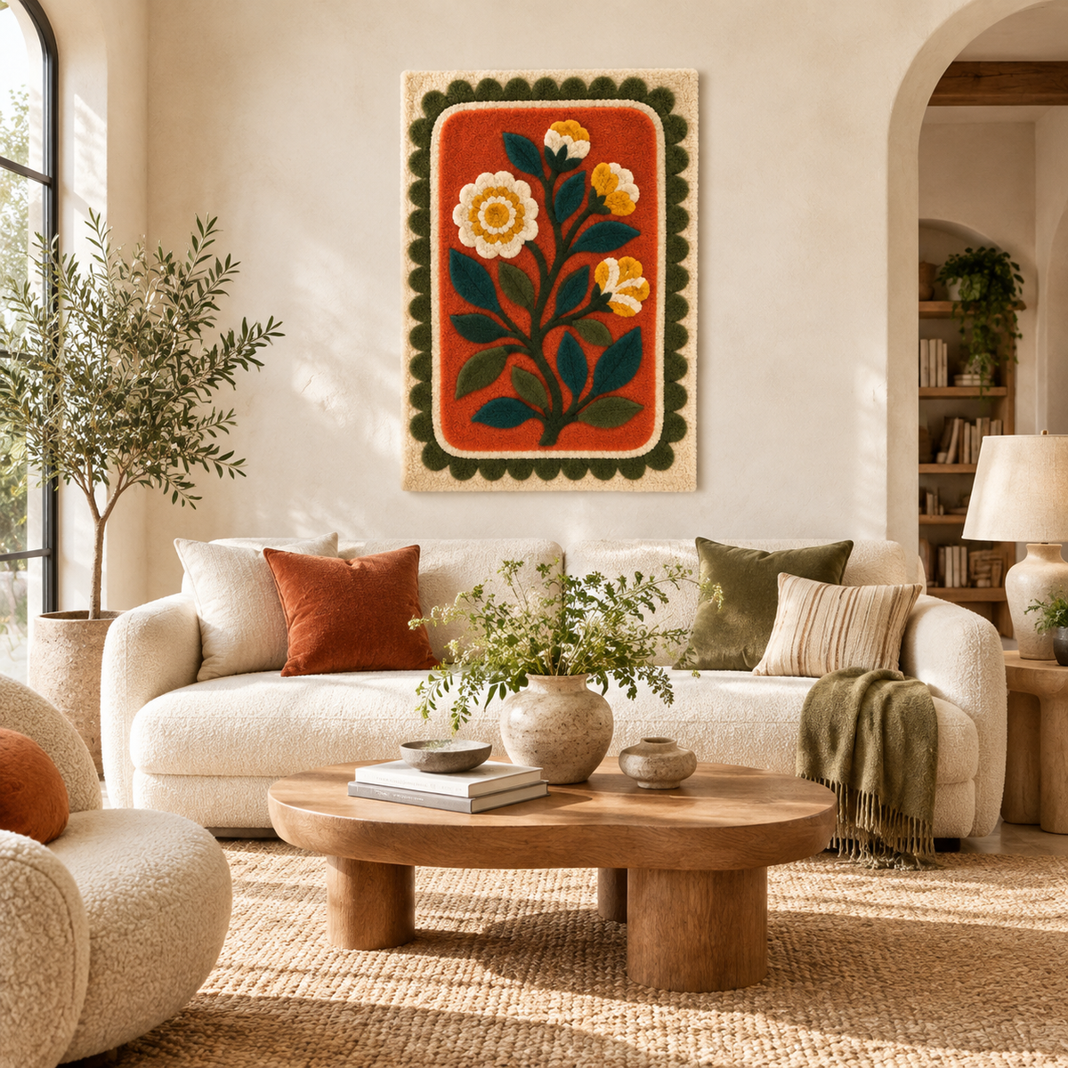 Marigold Garden Panel — front-facing room scene [room-front]