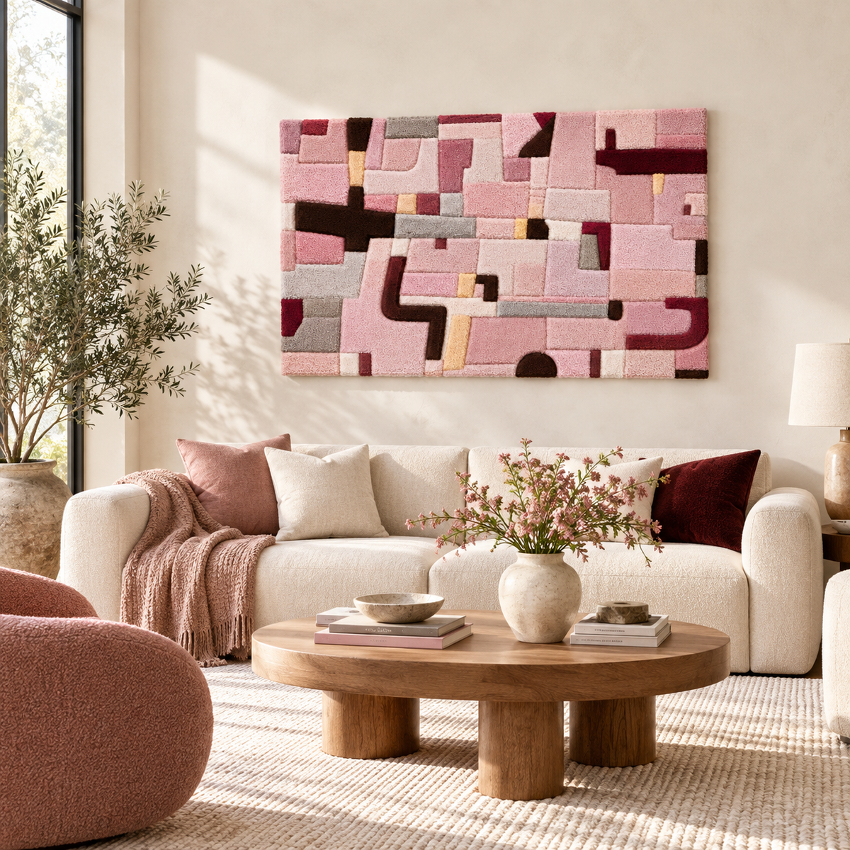 Mauve City Connections — front-facing room scene
