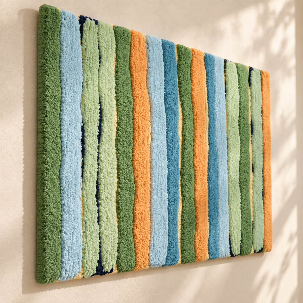 Meadowstripe Reverie — angled relief view