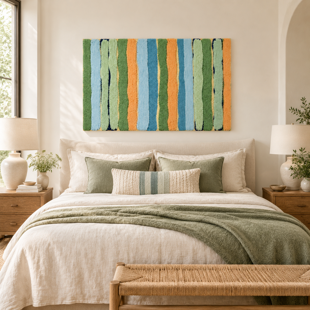 Meadowstripe Reverie — room setting 1