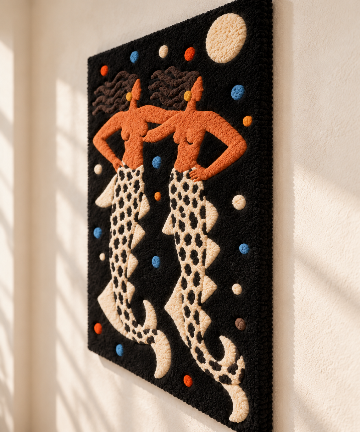 Mermaid Sisters After Midnight — angled relief view