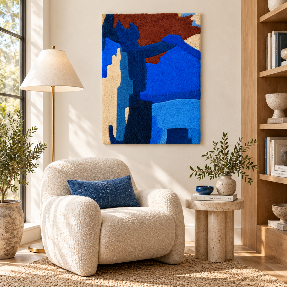 Midnight Cobalt Passage — room setting 2