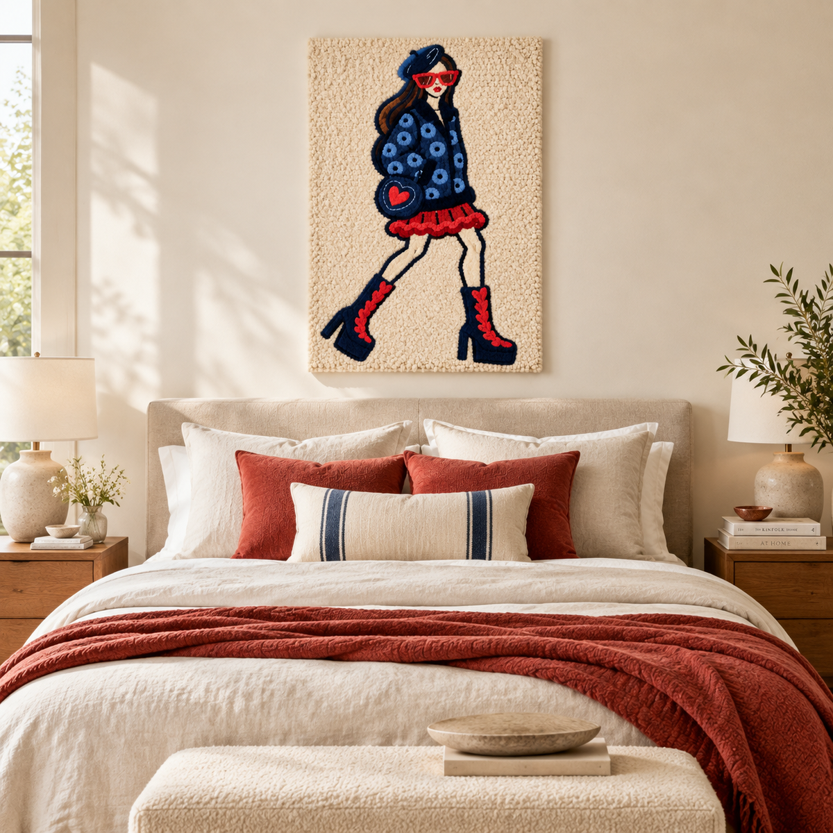 Midnight Daisy Stride — room setting 1