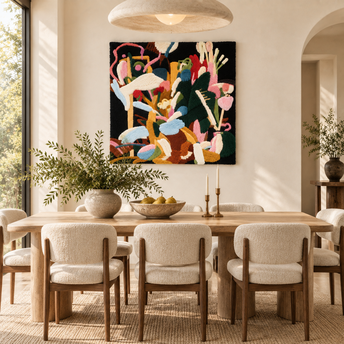 Midnight Garden Tangle — room setting 3