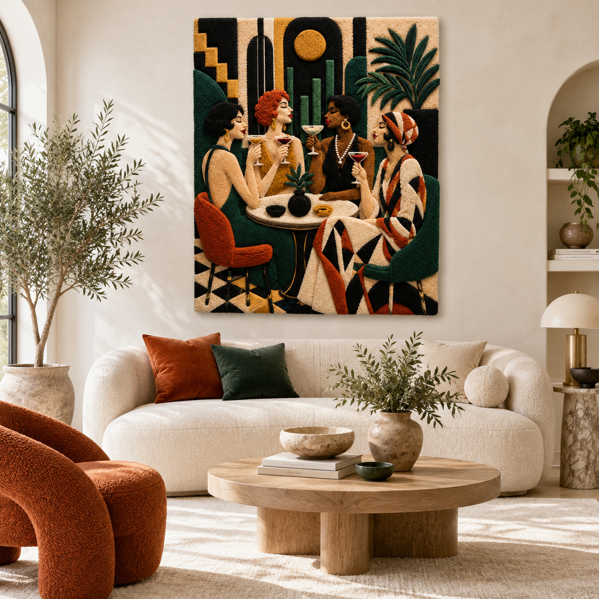 Midnight Salon — front-facing room scene