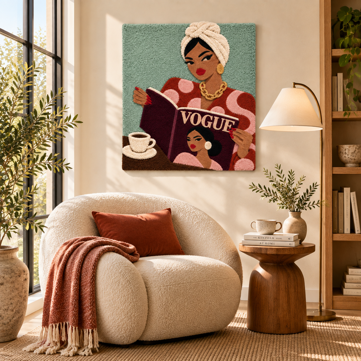 Mint Morning Fashion Pages — room setting