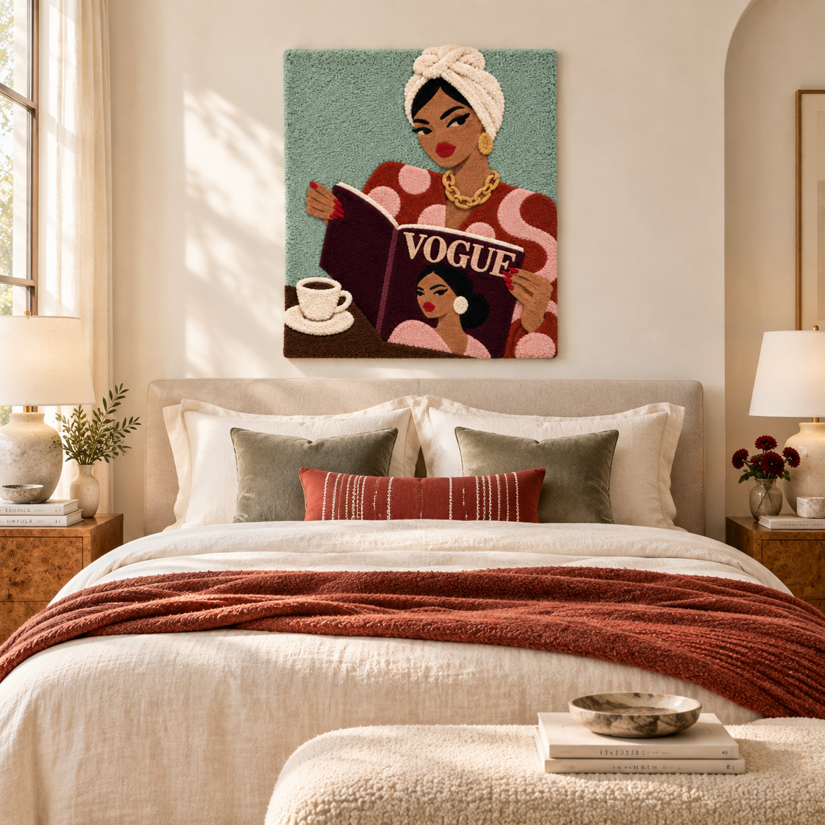 Mint Morning Fashion Pages — room setting