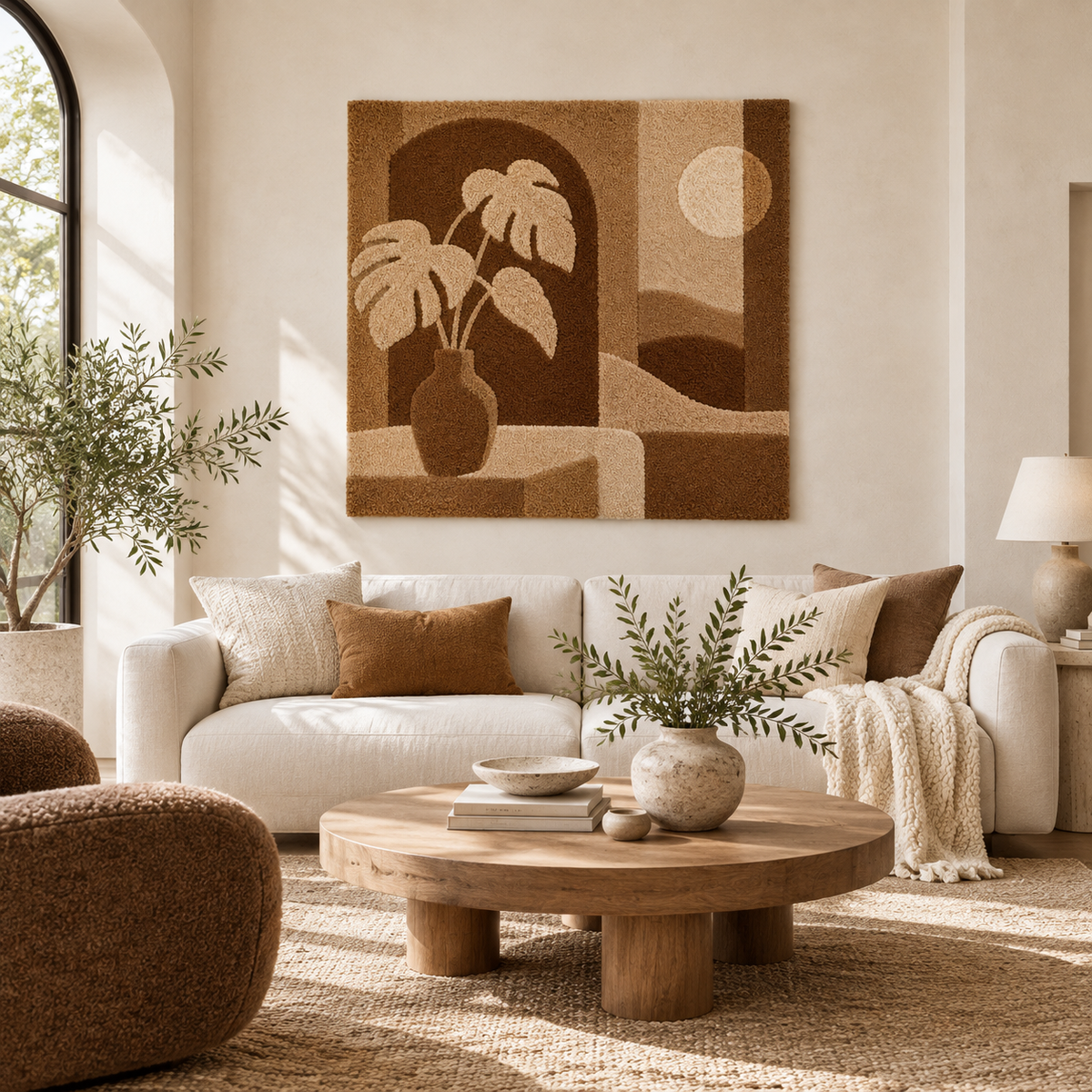 Monstera beneath the Sandstone Arch — front-facing room scene [room-front]