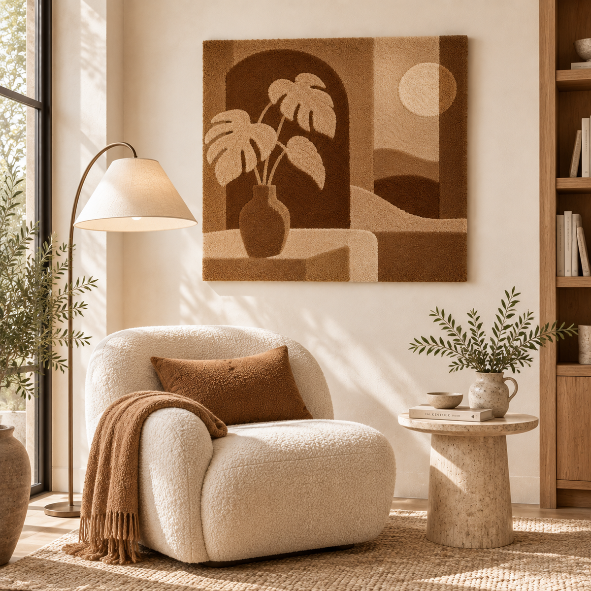 Monstera beneath the Sandstone Arch — room setting 1