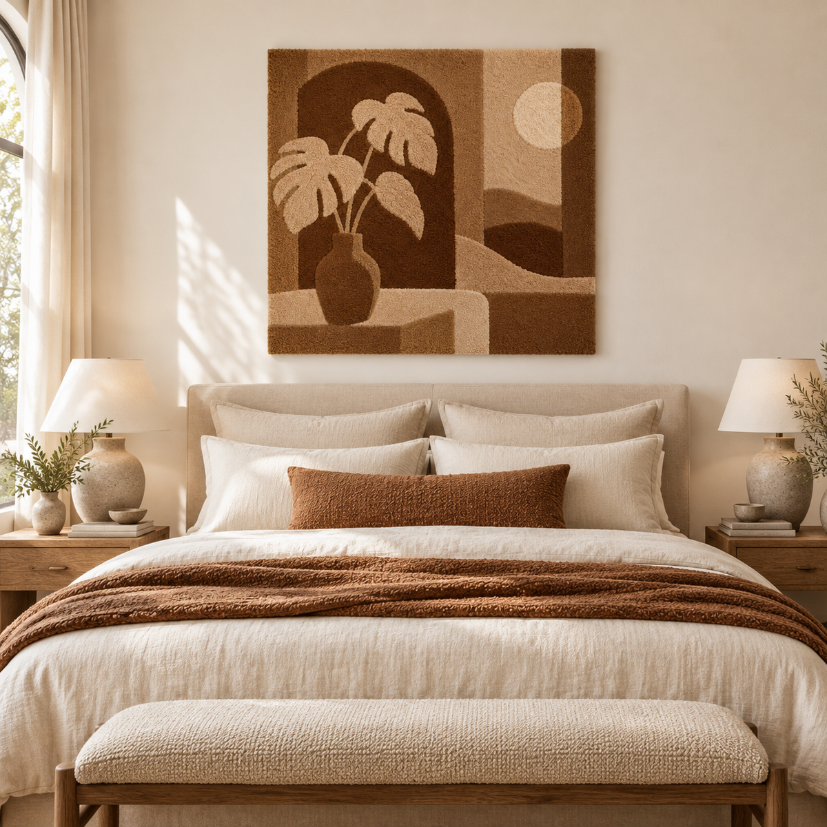 Monstera beneath the Sandstone Arch — room setting 3