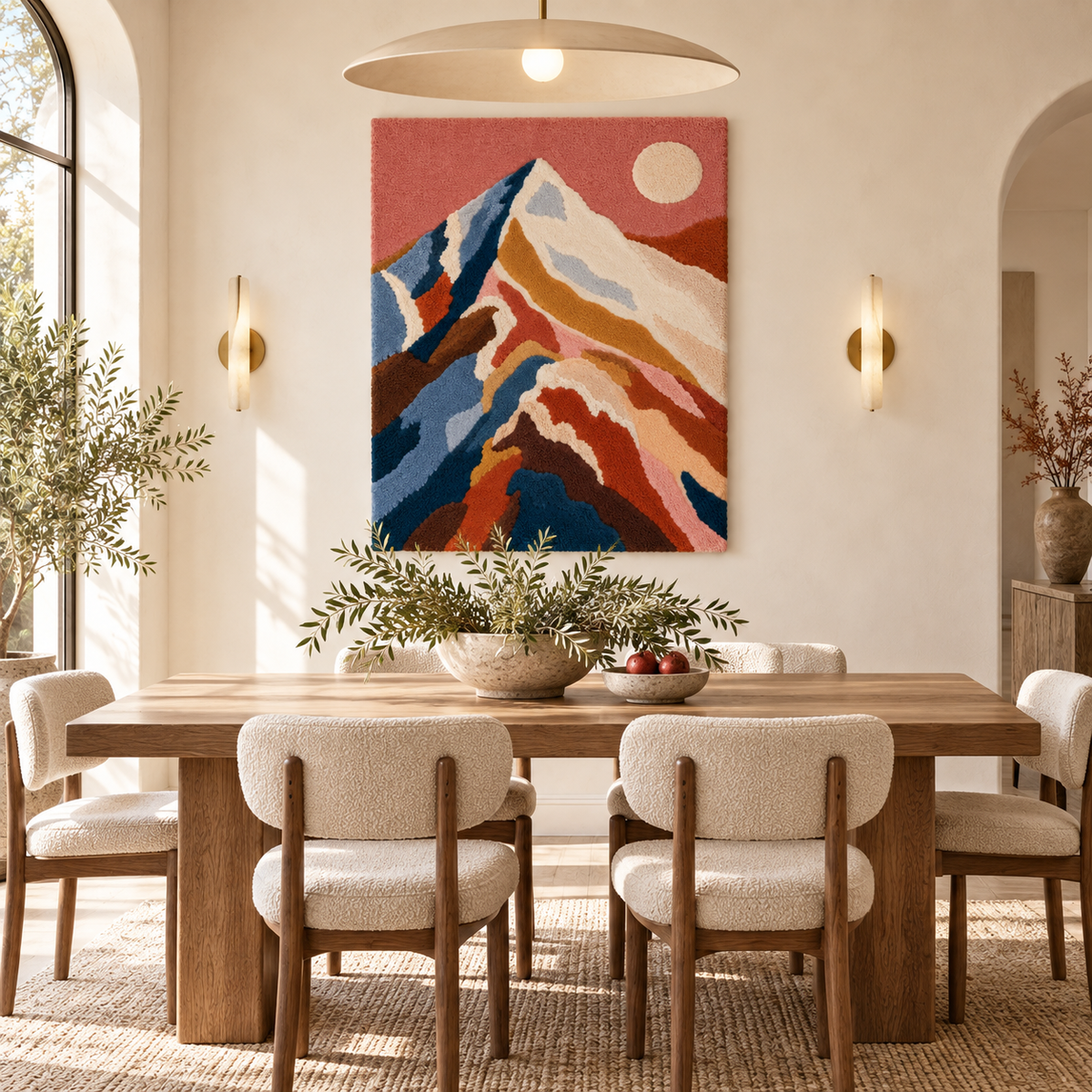 Moon Above the Rose Summit — room setting 1