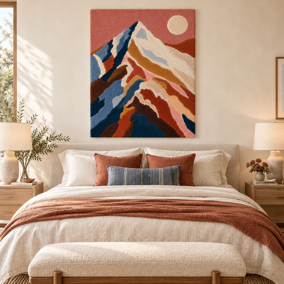 Moon Above the Rose Summit — room setting 2