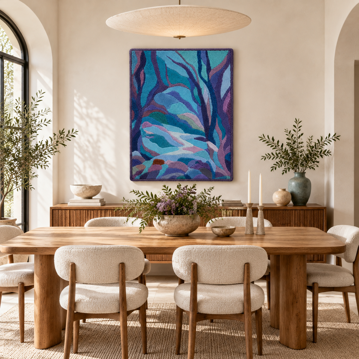 Moonblue Woodland Stream — room setting 2