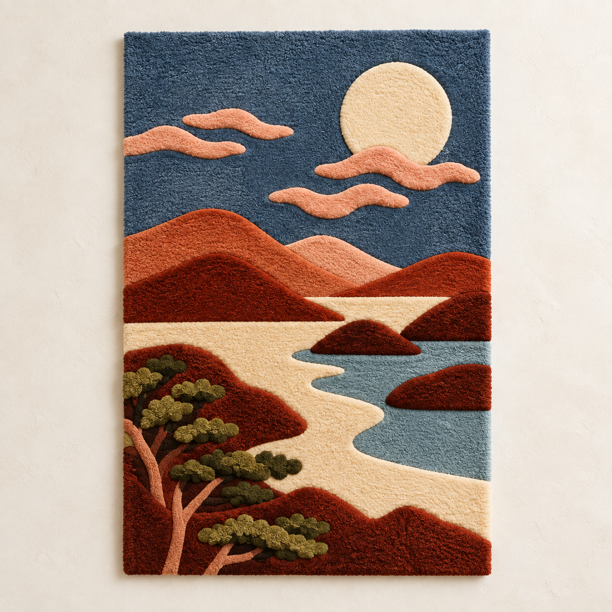 Moonlit Canyon River — front product view [product-light]