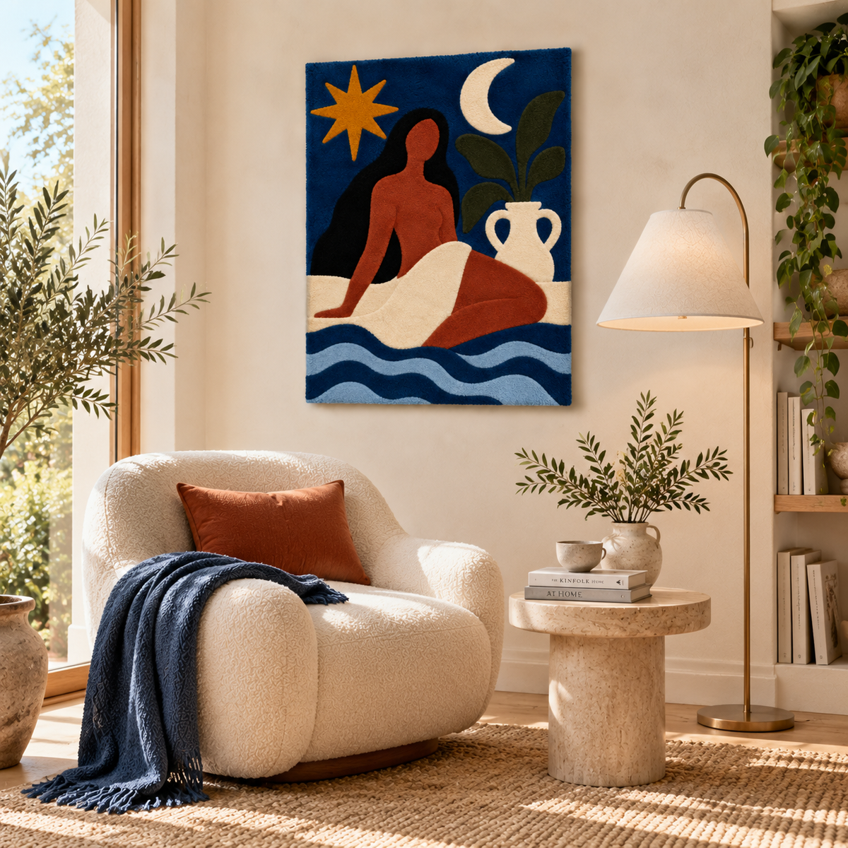 Moonlit Muse by Waves — room setting