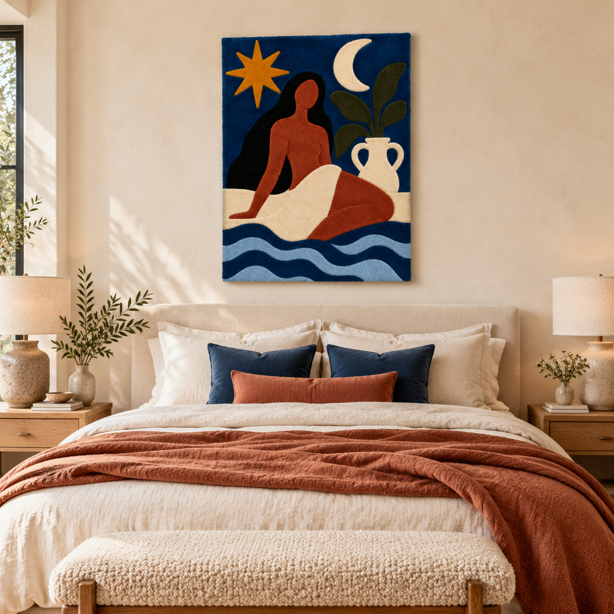 Moonlit Muse by Waves — room setting