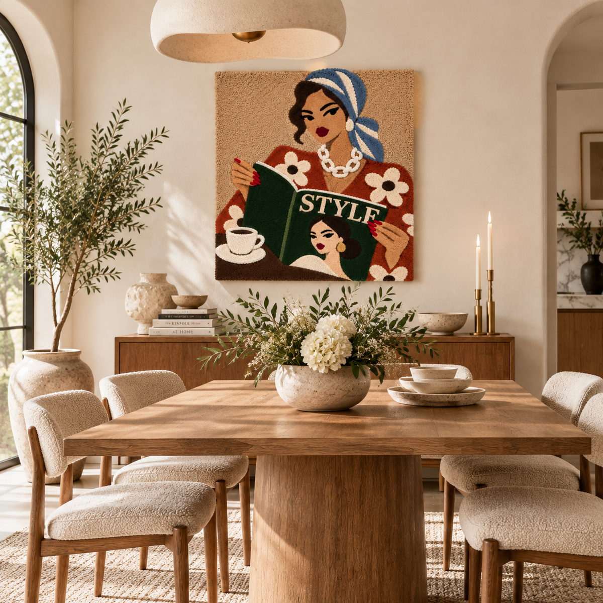 Morning Pages Floral Muse — room setting