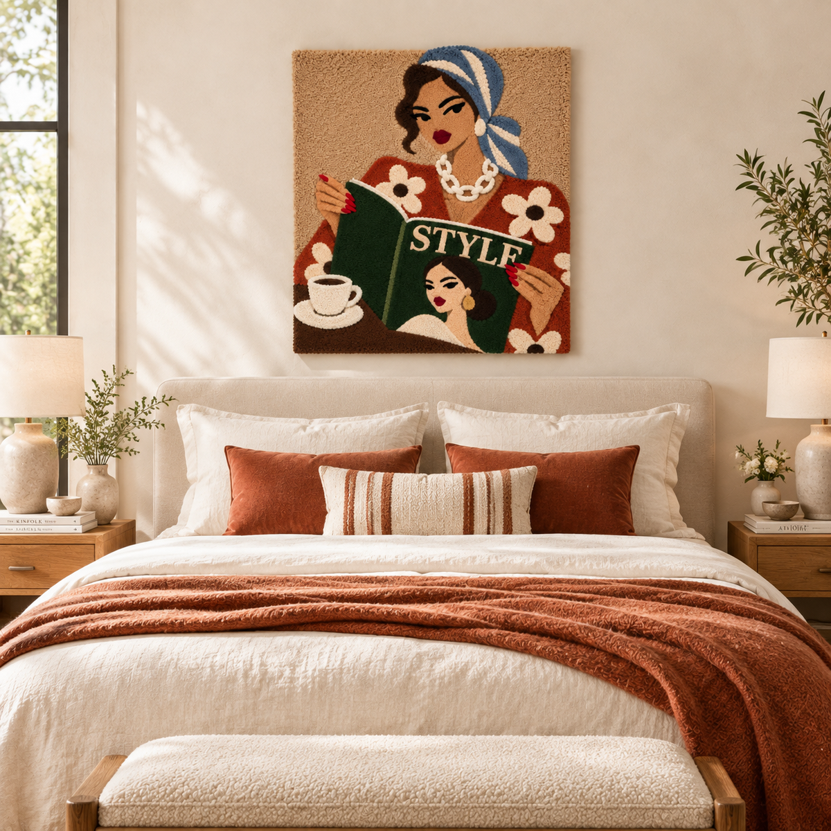 Morning Pages Floral Muse — room setting