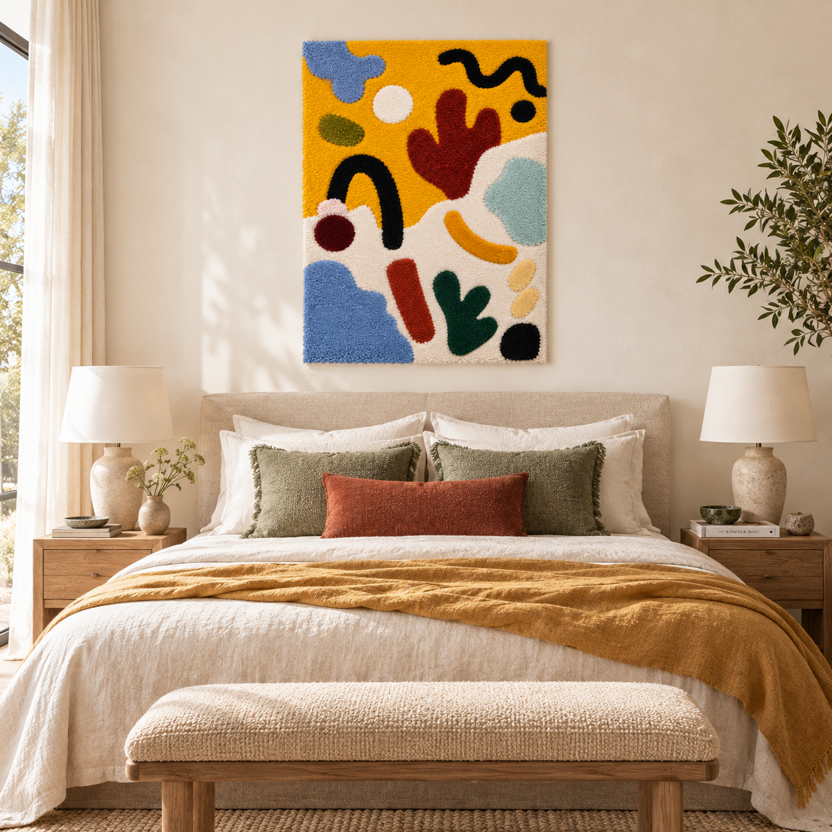 Mustard Paper Dance — room setting 3