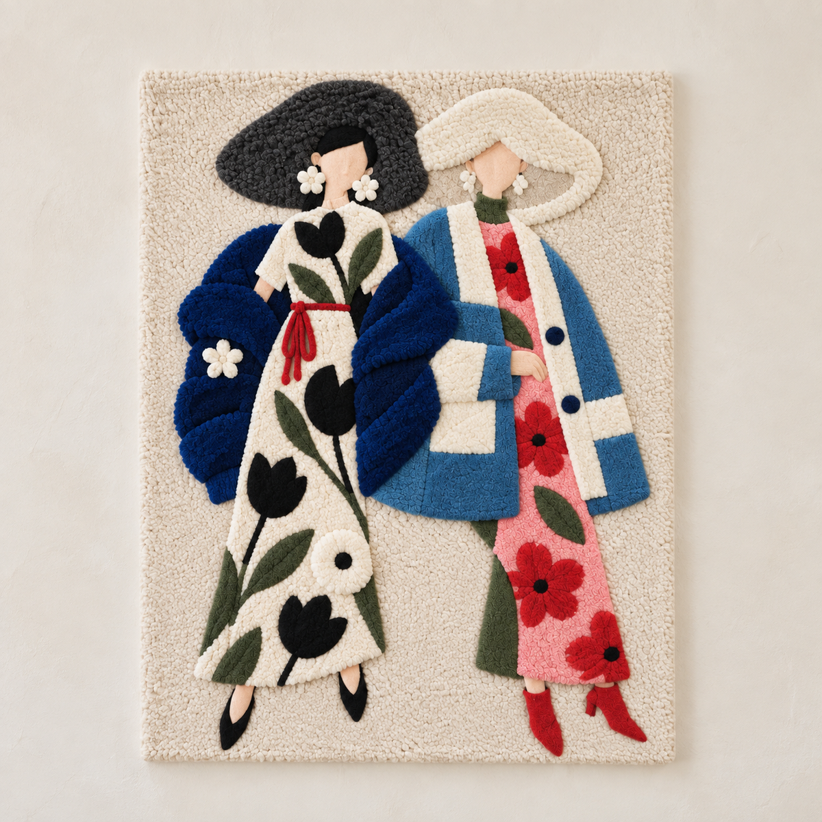 Navy Layers Floral Companions — front product view [product-light]