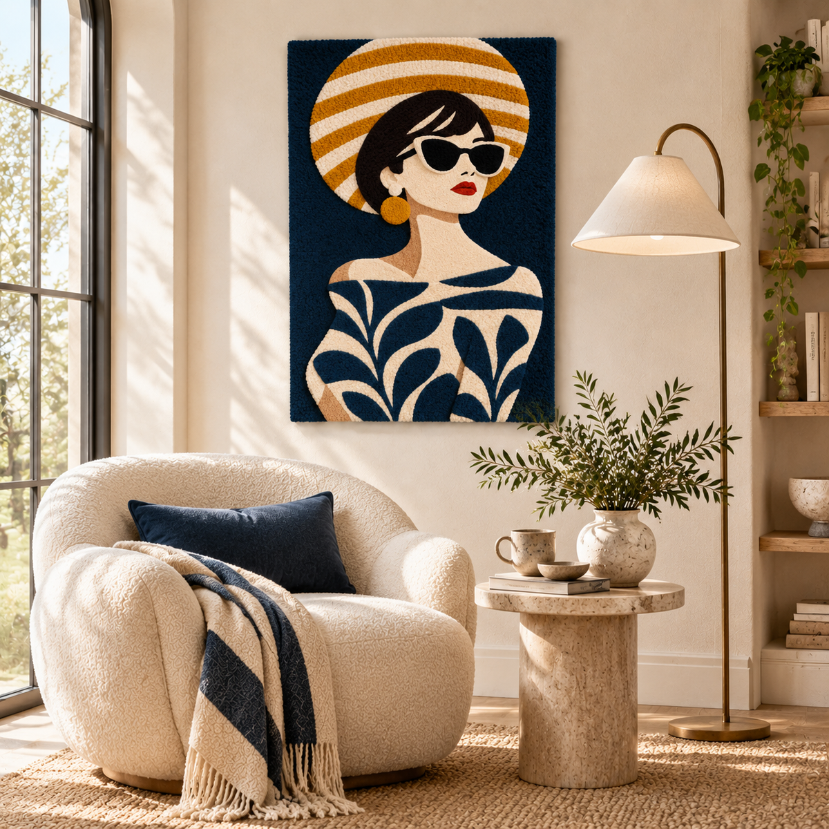 Navy Summer Muse — room setting 2