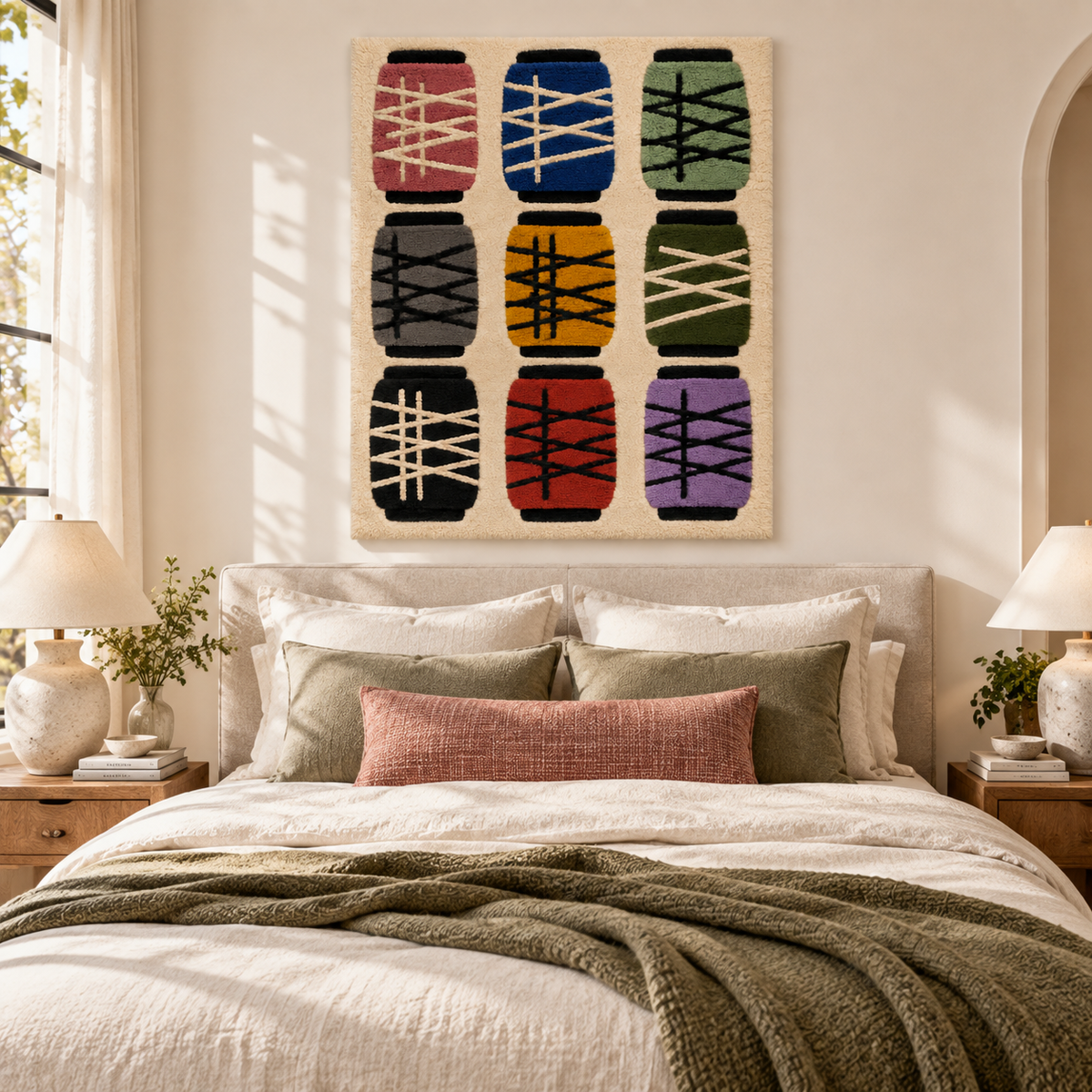 Nine Spools of Color — front-facing room scene [room-front]