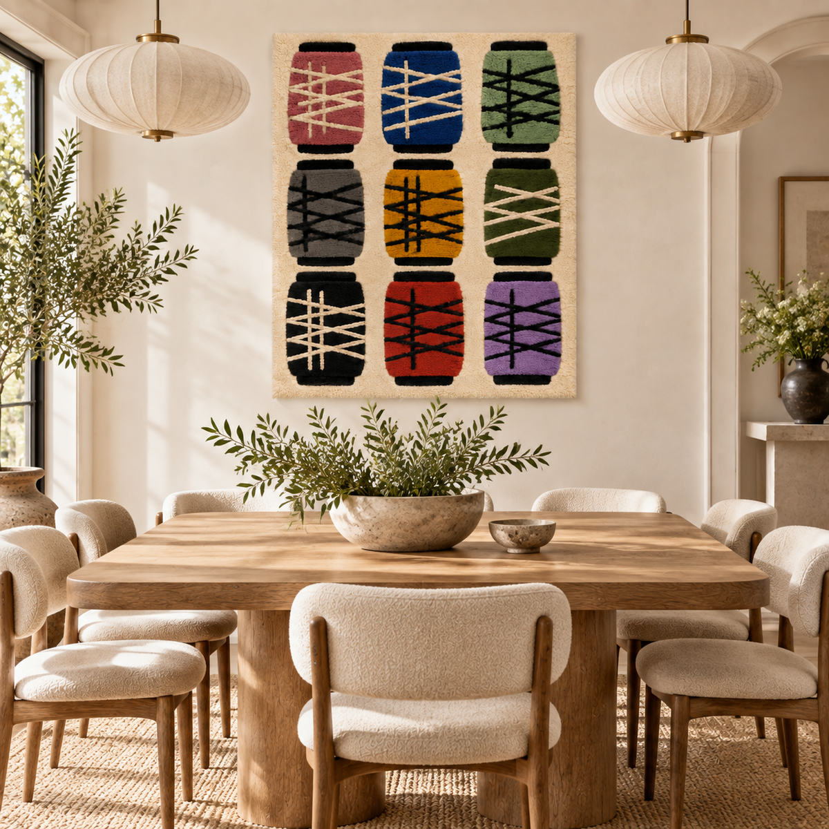 Nine Spools of Color — front-facing room scene [room-front]