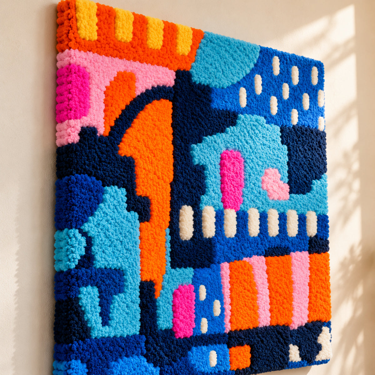 Blue Arcade by Norma Chung — angled relief view