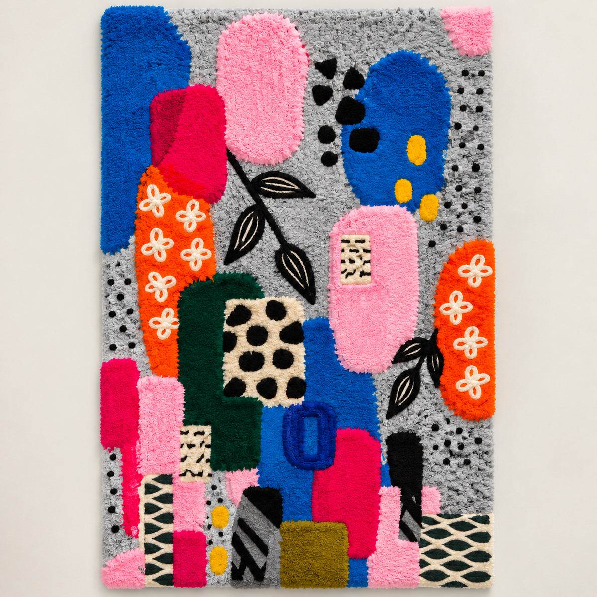 Botanical Pop Collage by Norma Chung — full front product view [product-light]