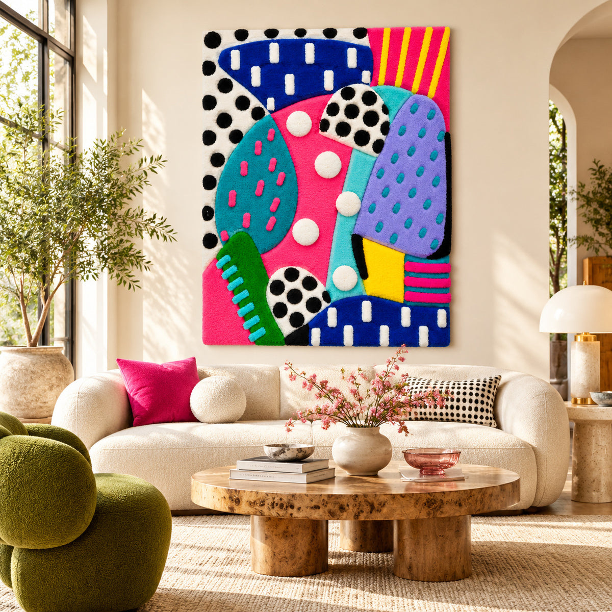 Confetti Shapes by Norma Chung — room setting